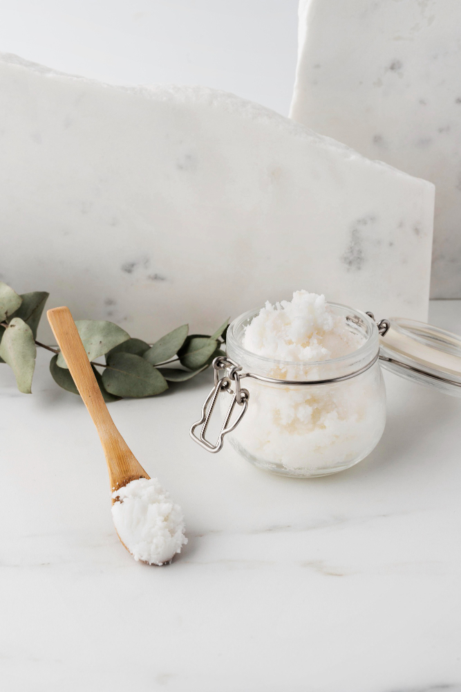 Exfoliant à base de sucre